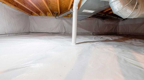 Insulated crawl space